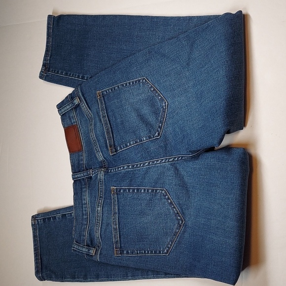 Lands' End Denim High Rise 7/8 Slim Ankle Jeans Size 4 - Picture 5 of 10